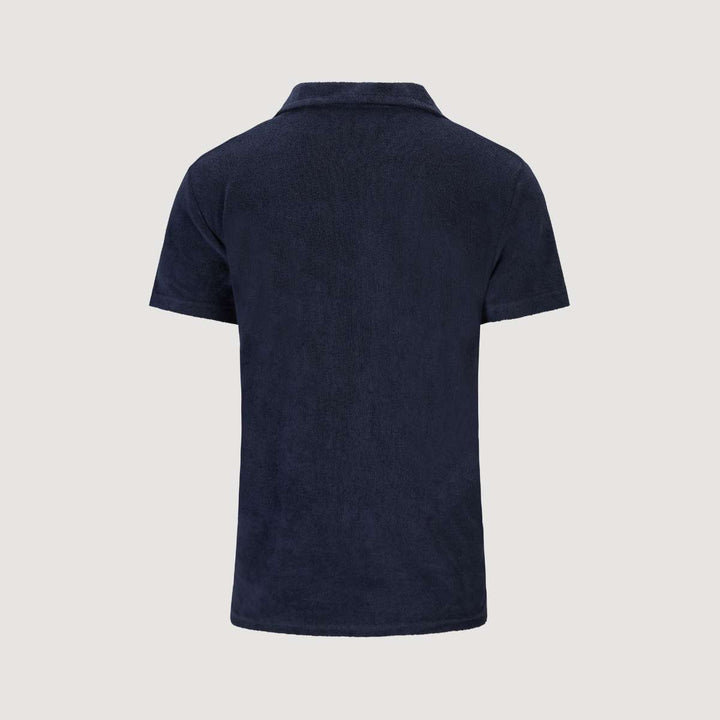 Monel Marius Terry Polo Navy