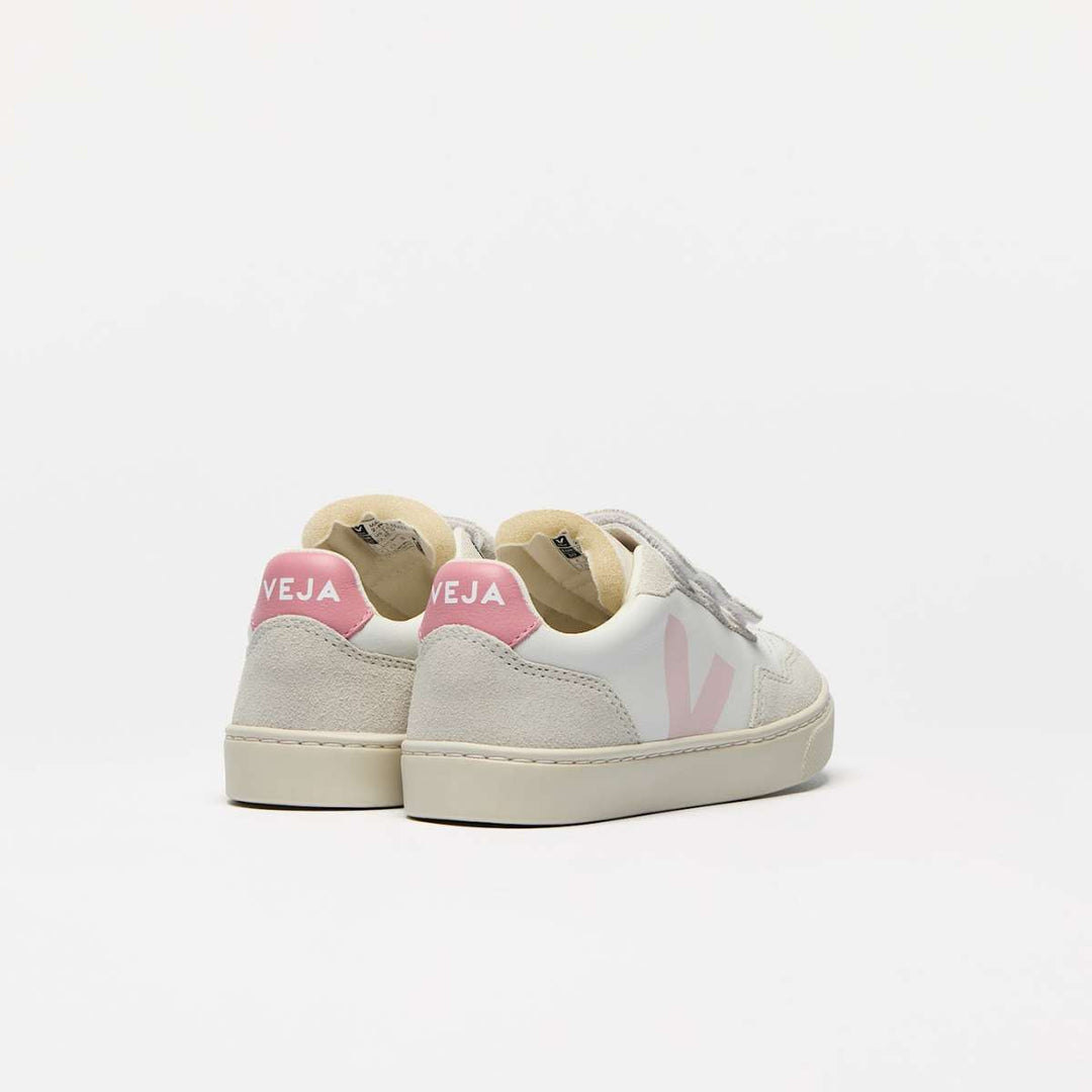 VEJA Small V-90 O.T. Leather Extra White Petale B