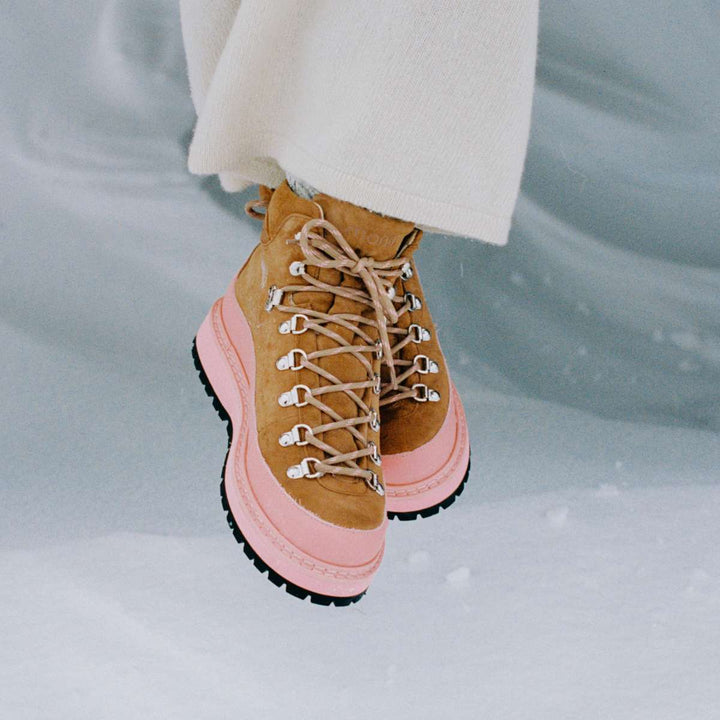 Mono Vidda Shearling Cognac Pink W