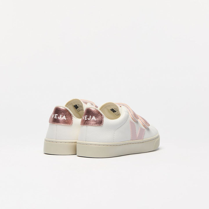 Veja Small Esplar Leather Extra-White Petale B