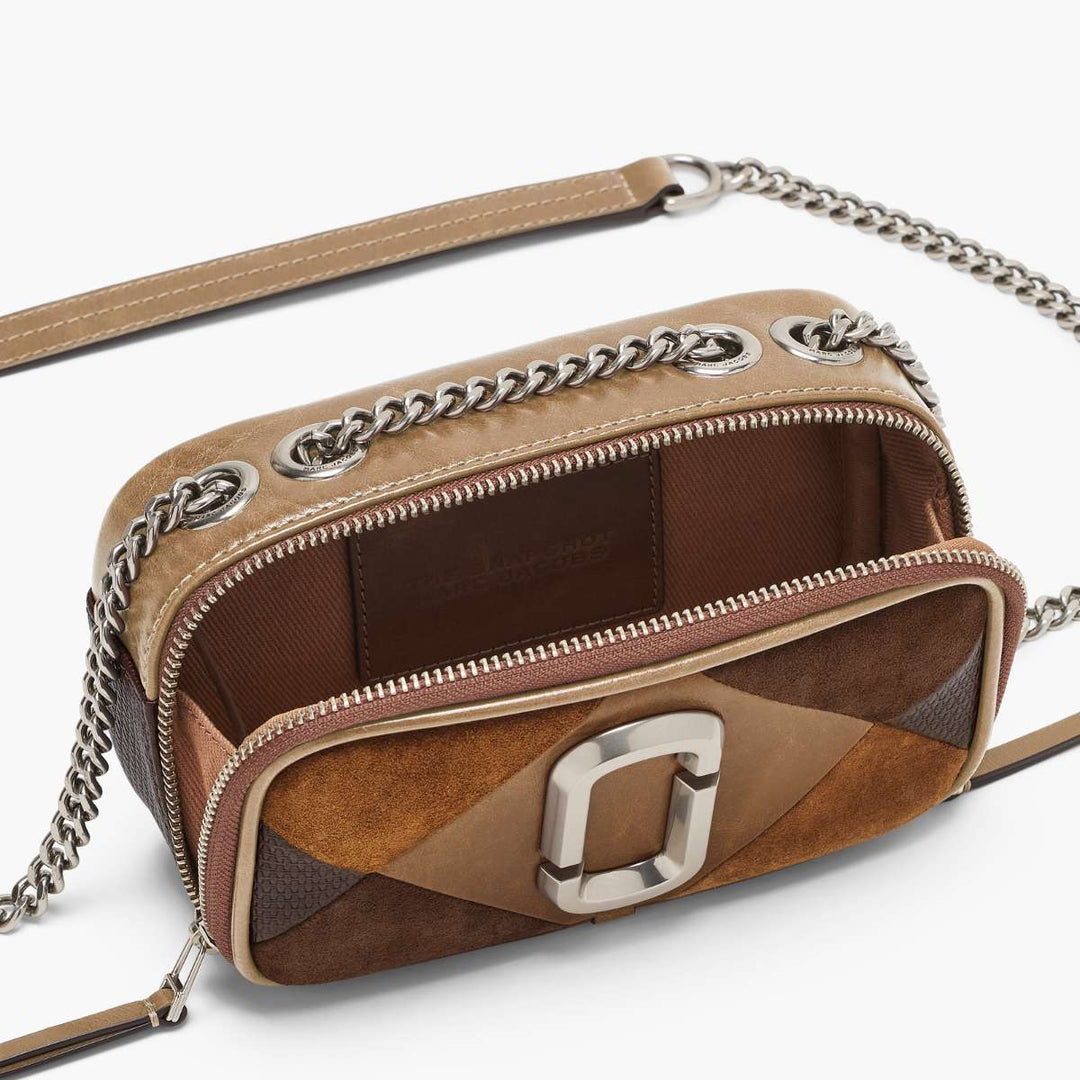 Marc Jacobs The Softshot Suede Patchwork Brown Multi