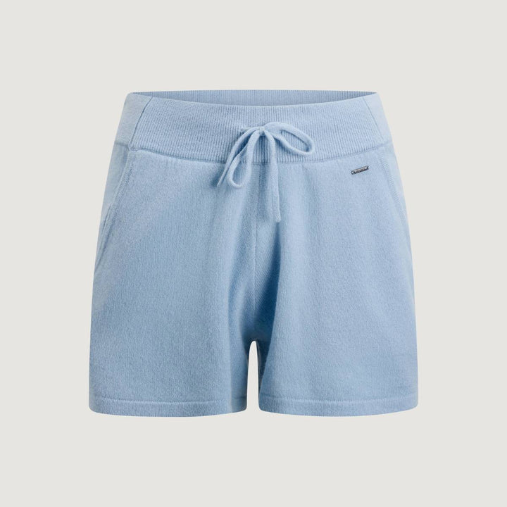 Monel Jill Cashmere Shorts Light Blue