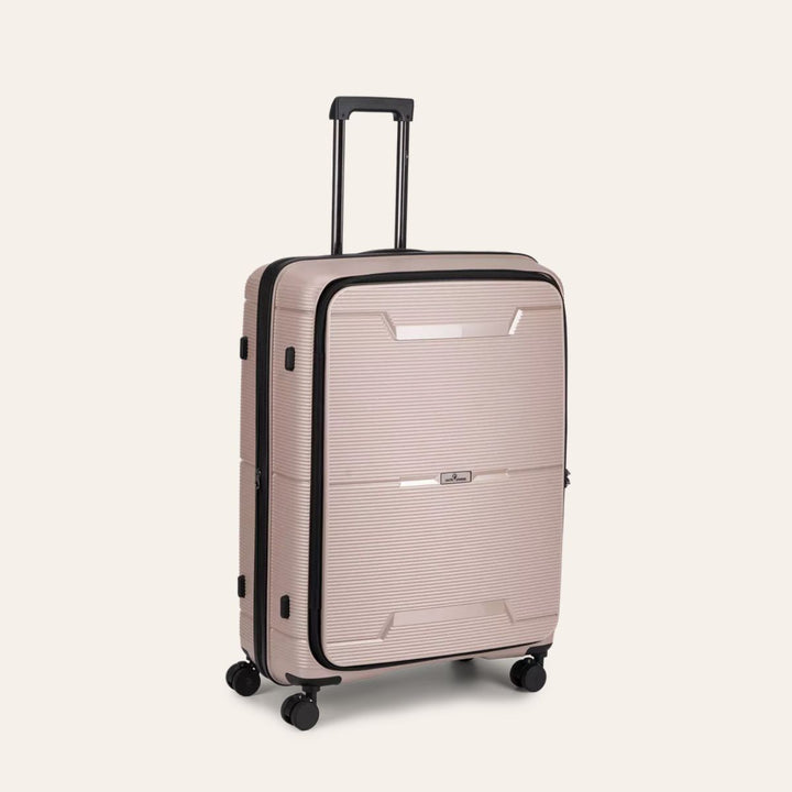 North Pioneer Hong Kong Koffert Stor 79cm Utvidbar Champagne