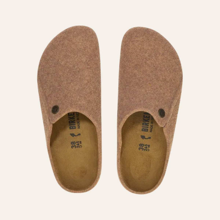 Birkenstock Zermatt Wool Felt Toffee Melange W