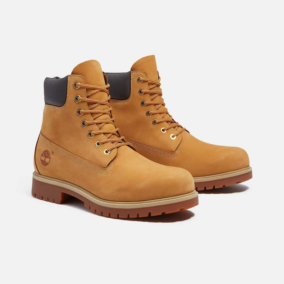 Timberland 25 6 Inch Lace Waterproof Wheat Nubuck M