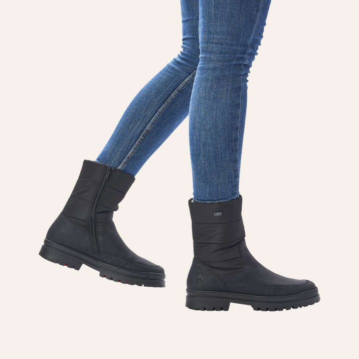 Rieker Piggsko Tex Svart W