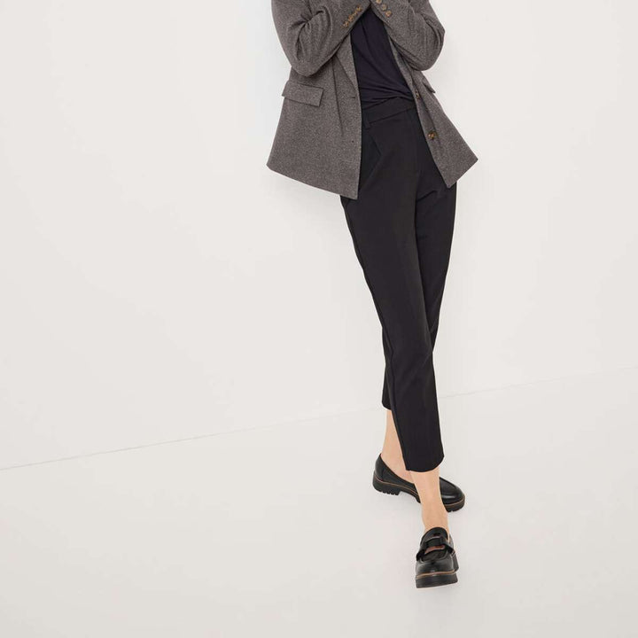 Tamaris Leather Slipper Black W