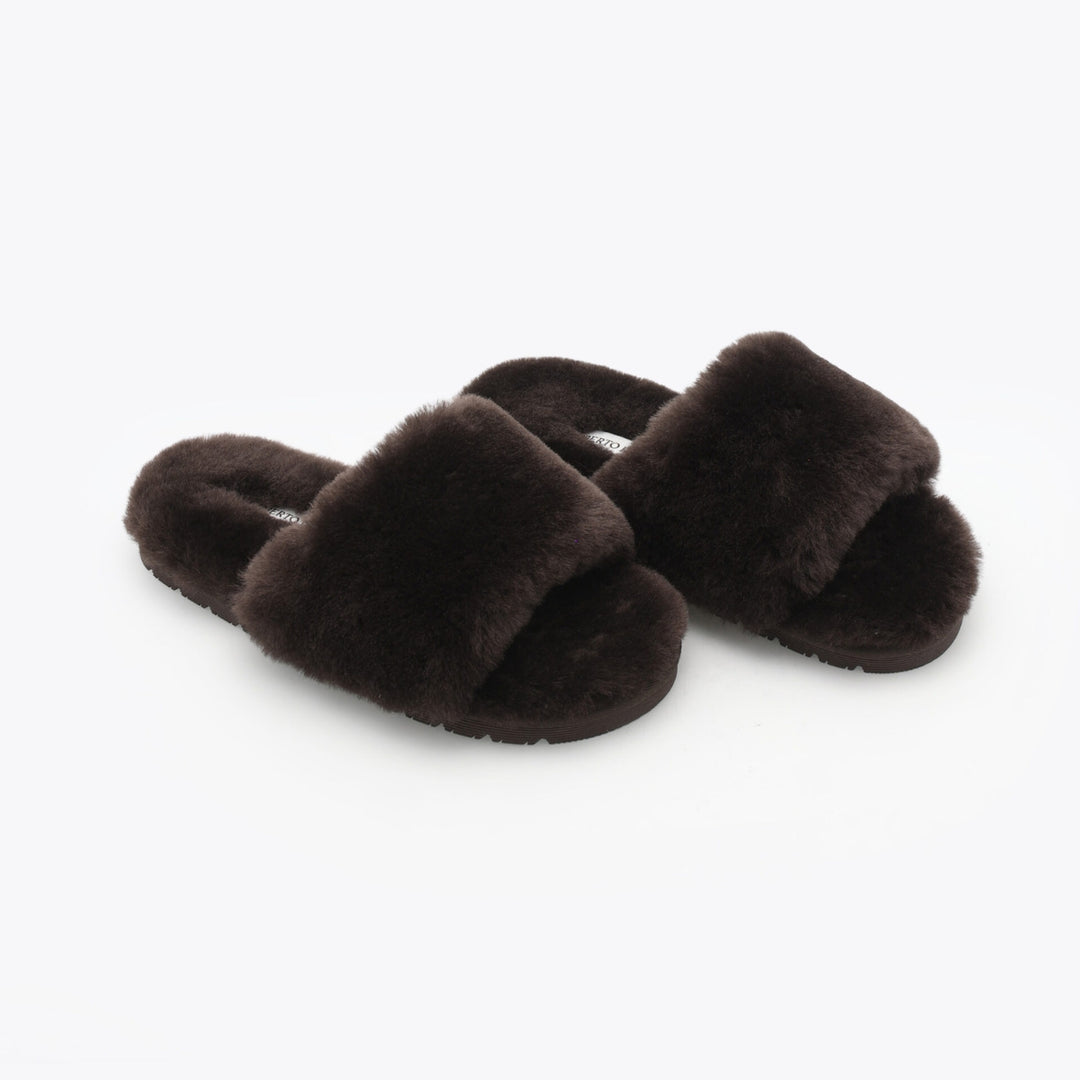Roberto Rosso Cabina Slipper Dark Brown