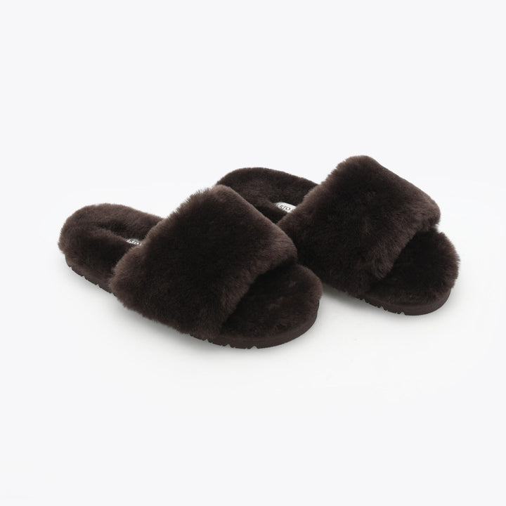 Roberto Rosso Cabina Slipper Dark Brown