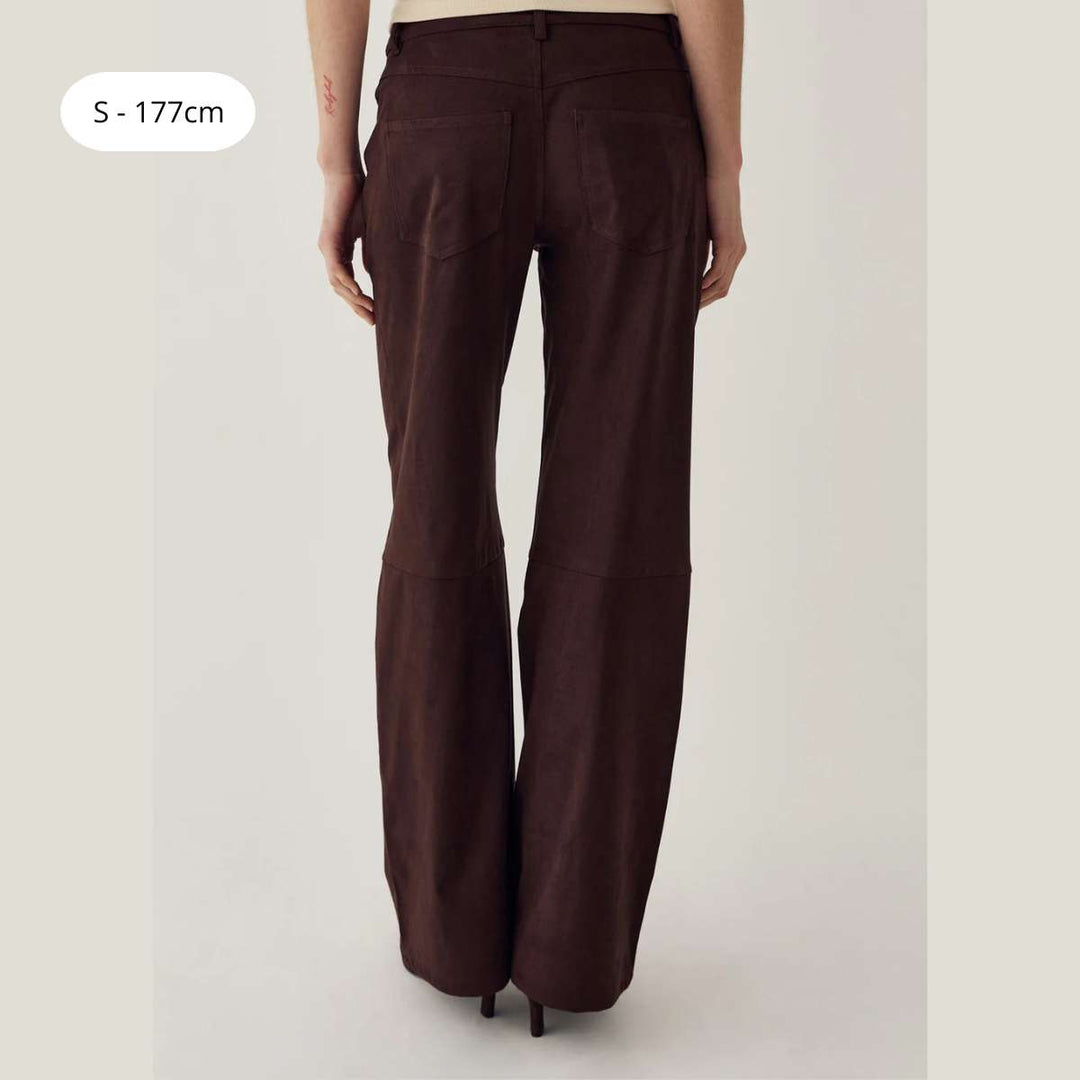 Noella N-Melo MW Pants Dark Chocolate