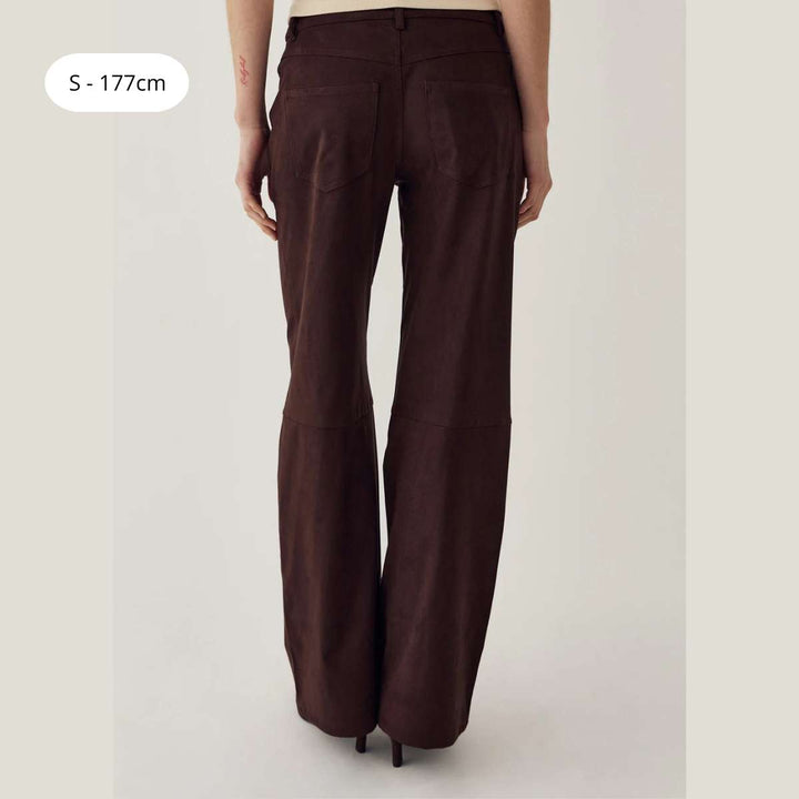 Noella N-Melo MW Pants Dark Chocolate