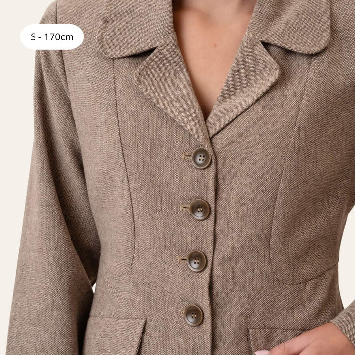 BYIC StineIC Blazer Brown Melange