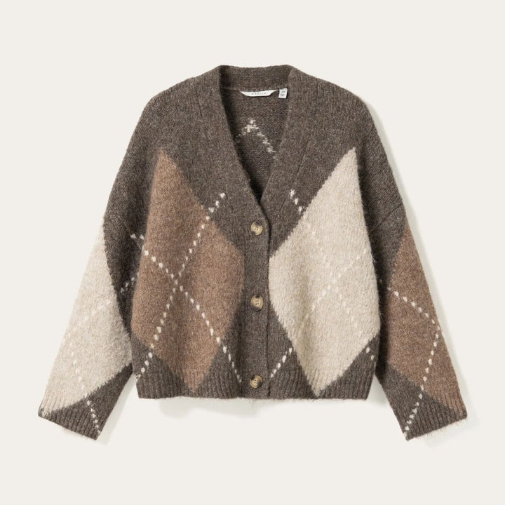 Noella N-Laiana Knit Cardigan Ash Brown Mix