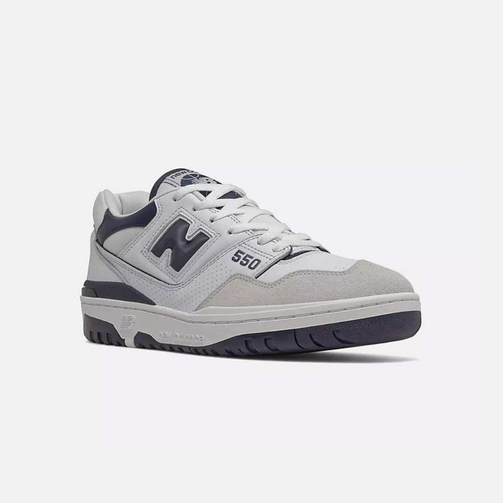 New Balance BB550 White & Team Navy UNI