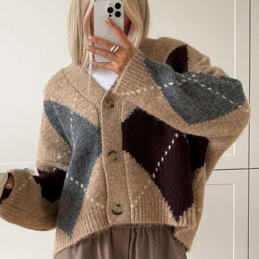 Noella N-Laiana Knit Cardigan Sand Melange