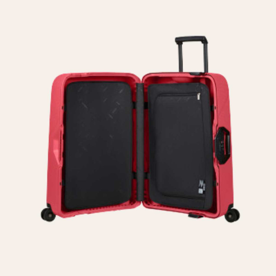 Samsonite Koffert 69cm Magnum Eco Spinner Geranium Red