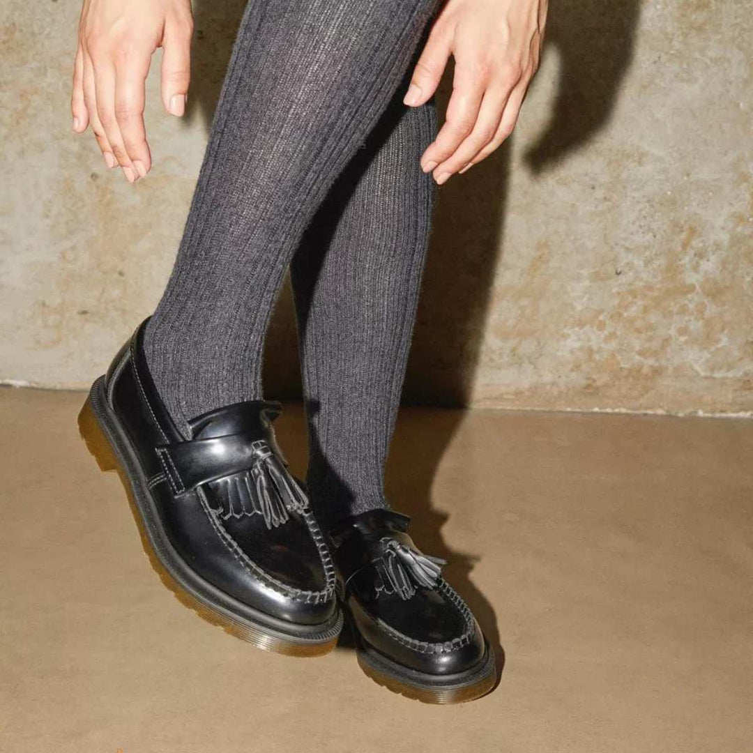 Dr Martens Adrian Black Polished Smooth W