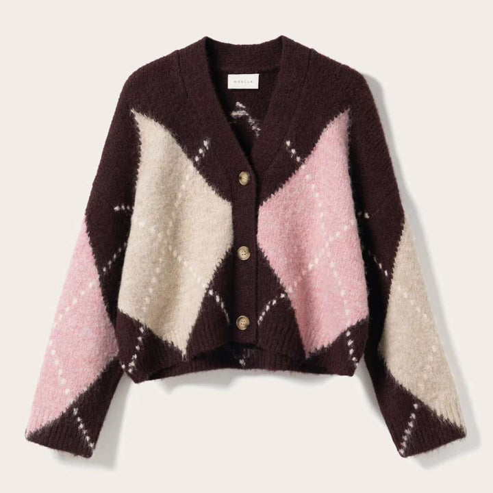 Noella N-Laiana Knit Cardigan Winetasting Mix