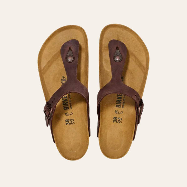 Birkenstock Gizeh Oiled Leather Habana W