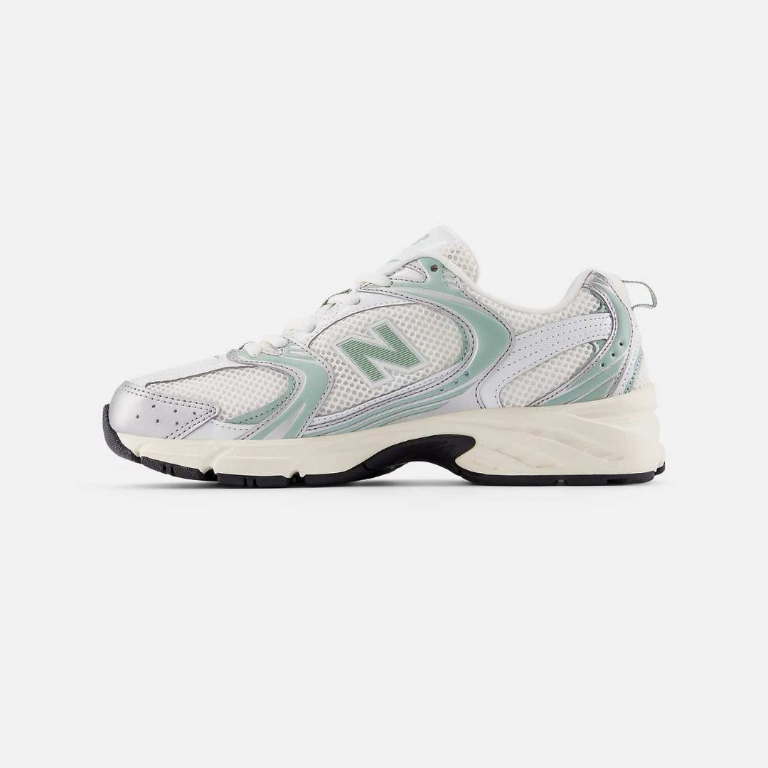 New Balance U530 Silver Metallic Mosaic Green W