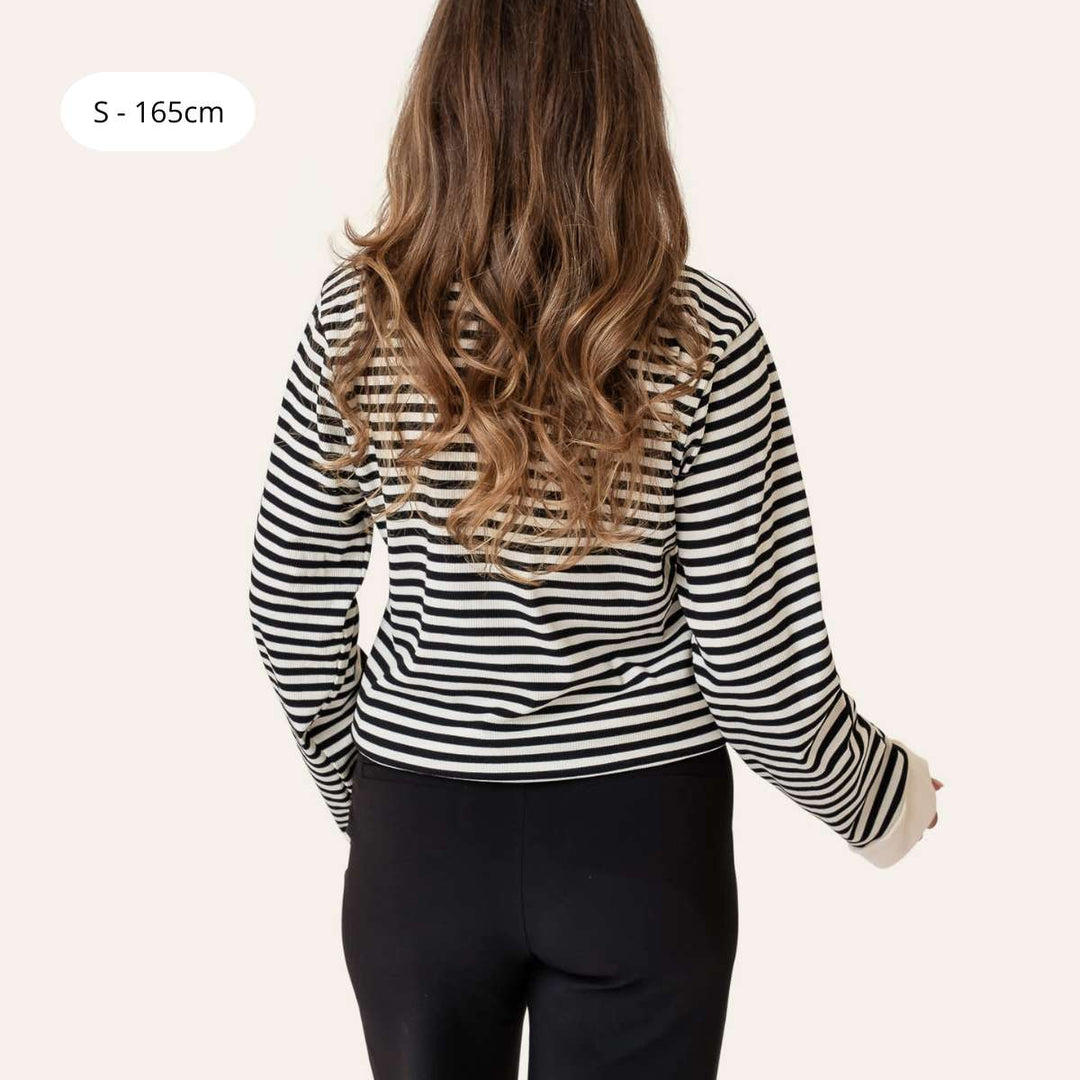 BYIC CarlyIC Polo Black Stripes