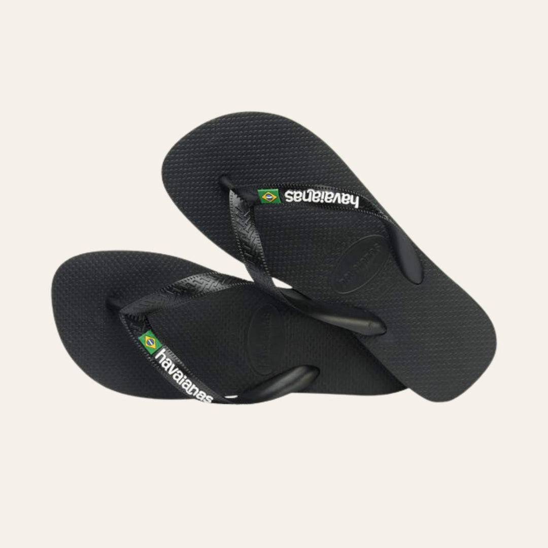 Havaianas Brasil Logo Black/Black UNI