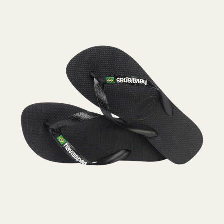 Havaianas Brasil Logo Black/Black UNI