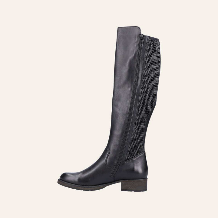 Rieker Høy Støvlett Black W