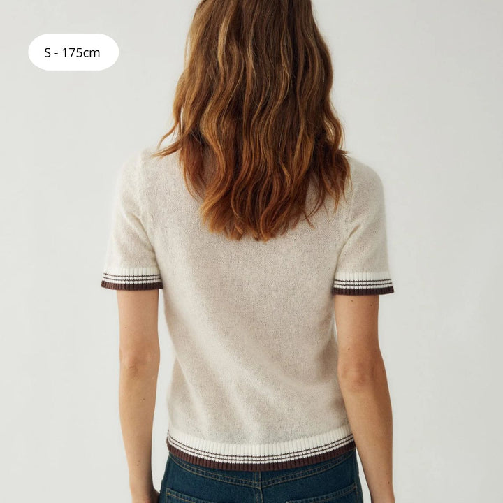 Noella Marthy Knit Ivory Brown