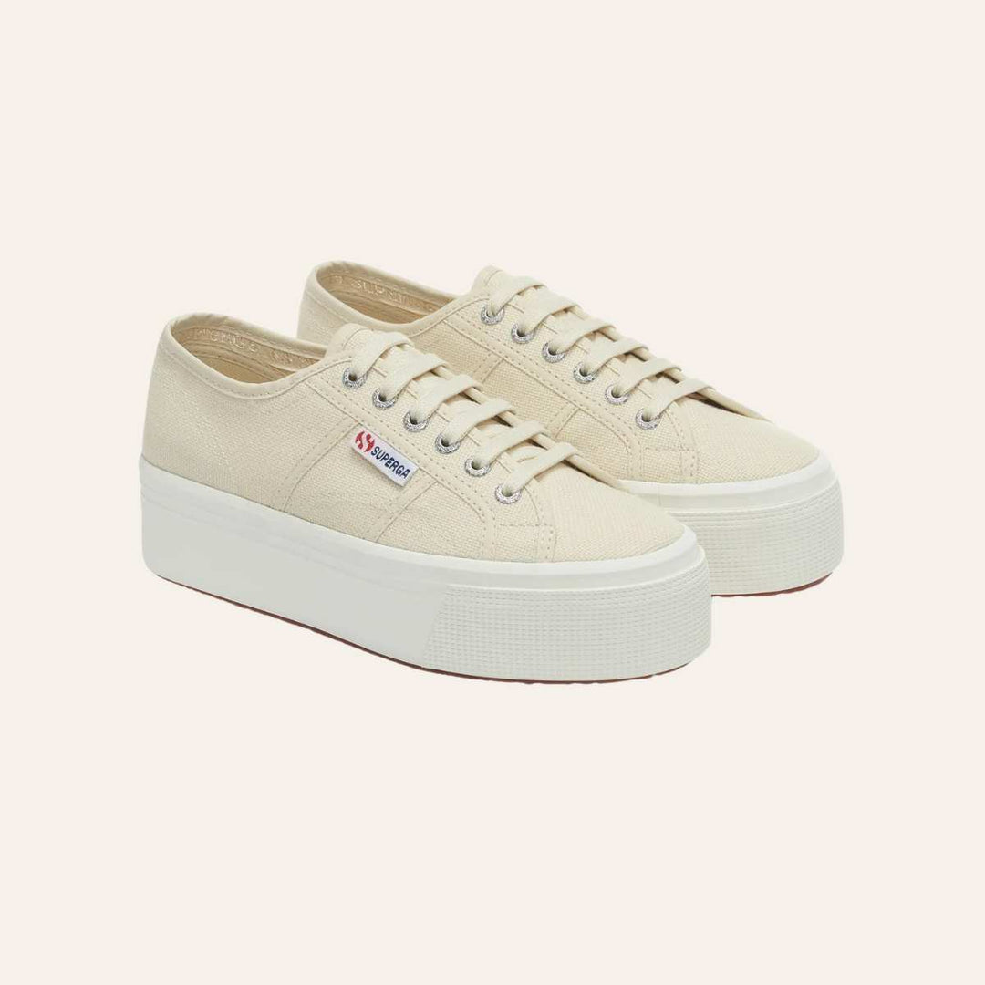 Superga 2790 Platform Beige Eggshell W