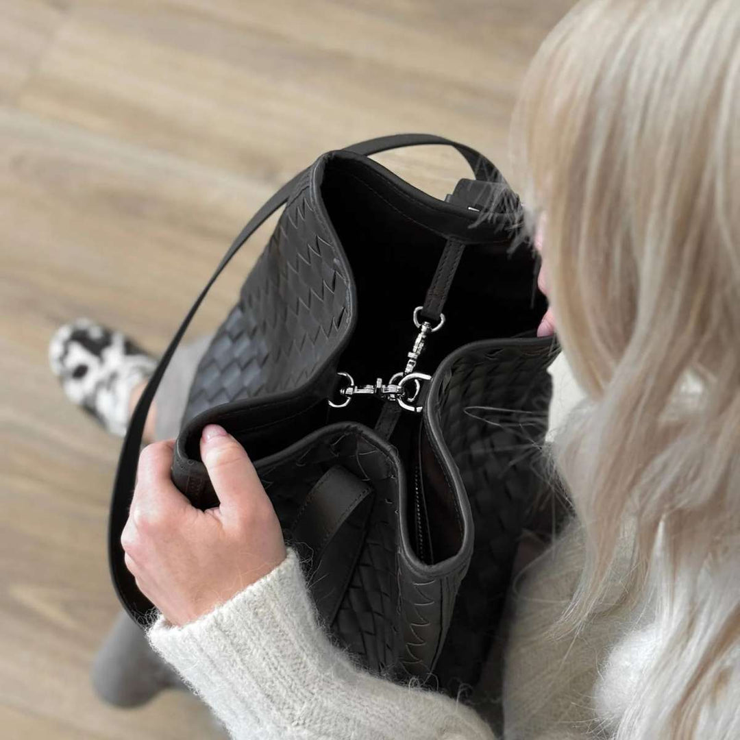 Jim Rickey Sac Medium Braided Black