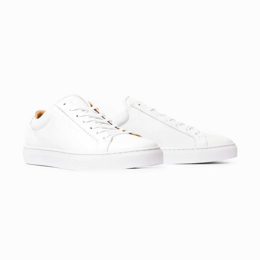 Jim Rickey Spin Leather Sneakers White