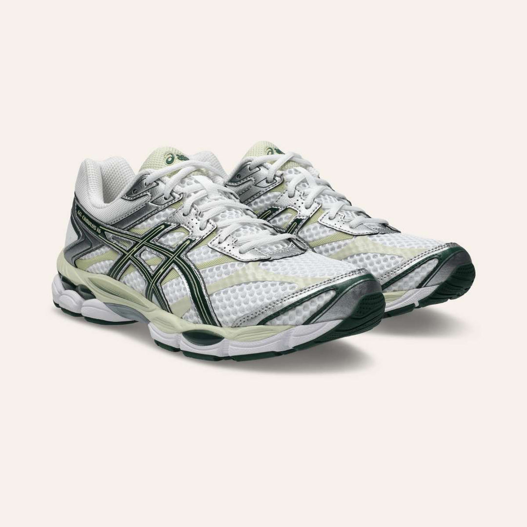 Asics Gel-Cumulus 16 White/Forest Night W