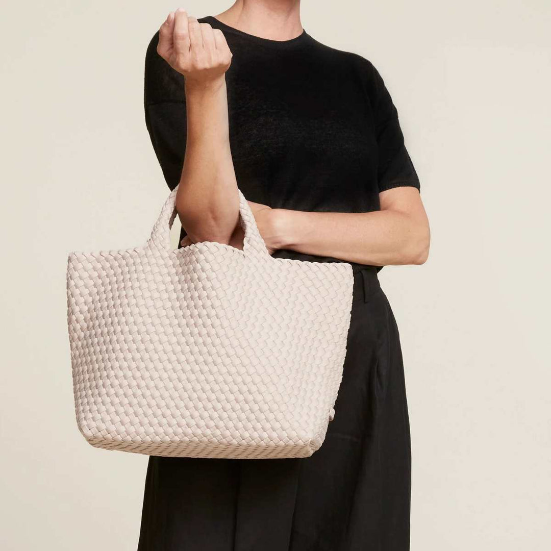 Naghedi St Barths Medium Tote Shell Pink