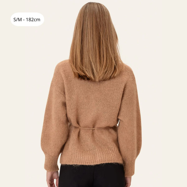 BYIC IdaIC Wrap Cardigan Camel