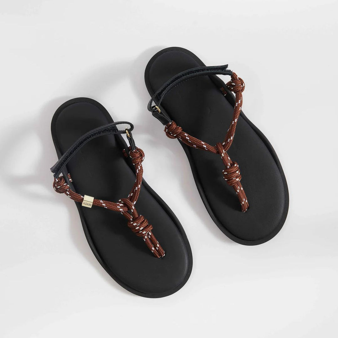 Flòwze FLÒ Ropes Sandal Brown W