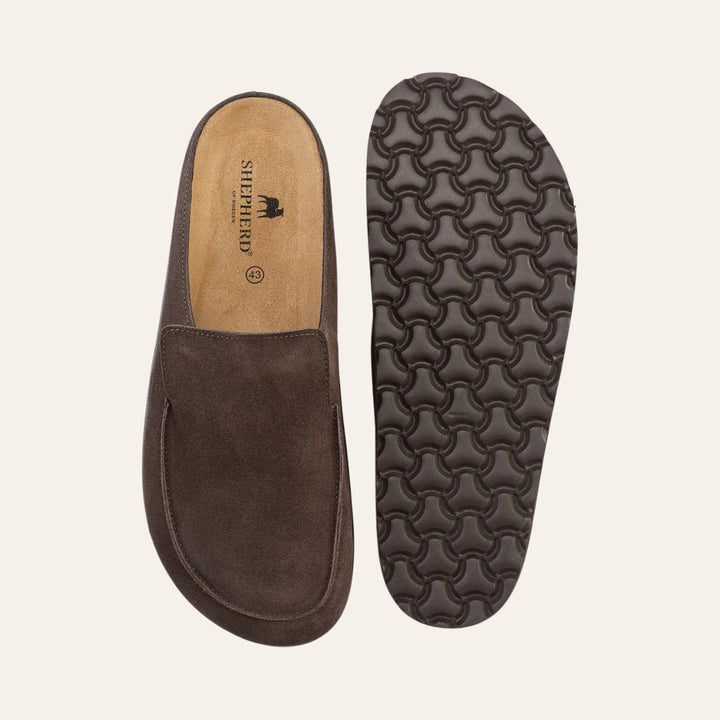 Shepherd Tøffel Pedro Brown Suede M