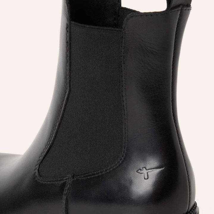 Tamaris Leather Chelsea Boot Black W