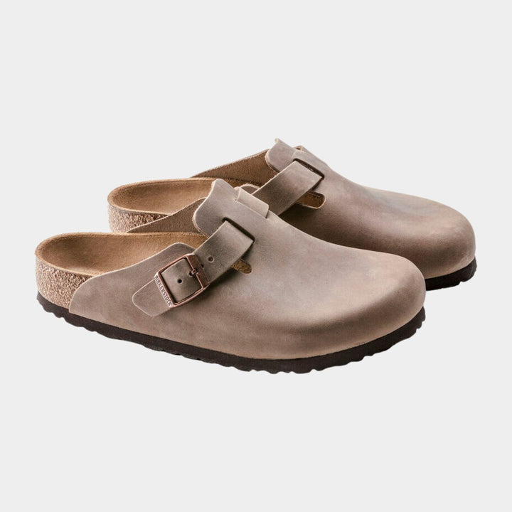 Birkenstock Boston Tøfler Smal Tabacco W