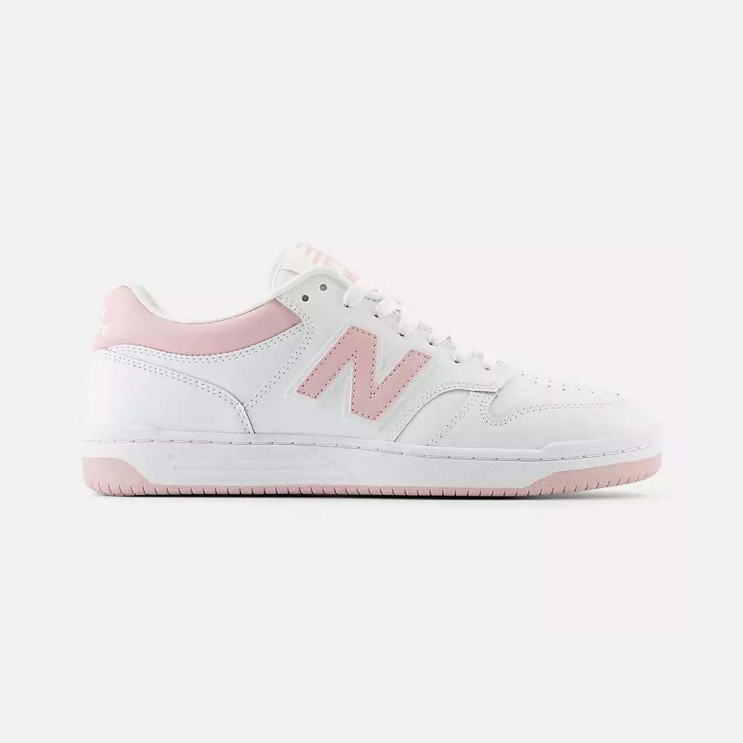 New Balance BB480 White/Orb Pink W