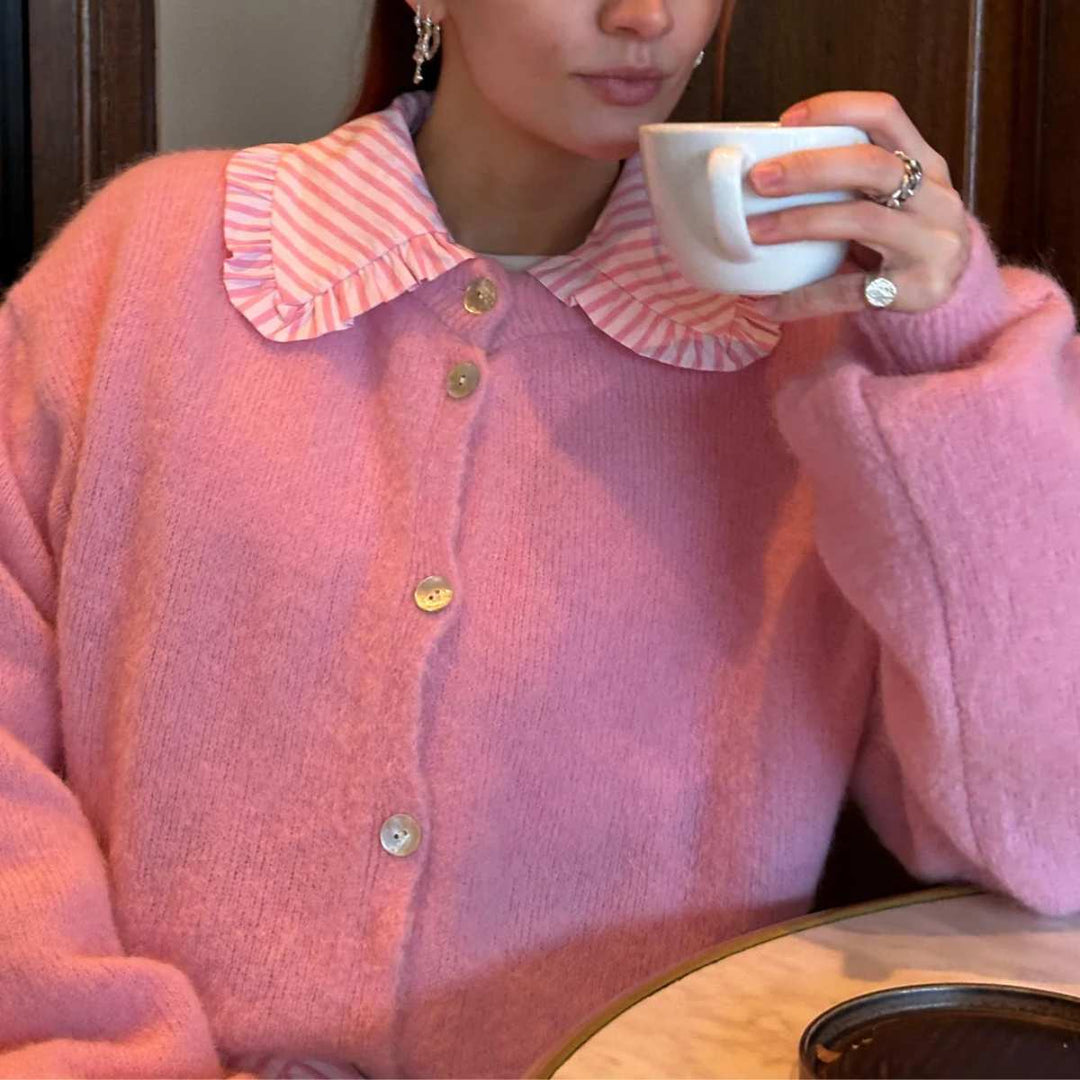 Noella Kae Knit Cardigan Blush