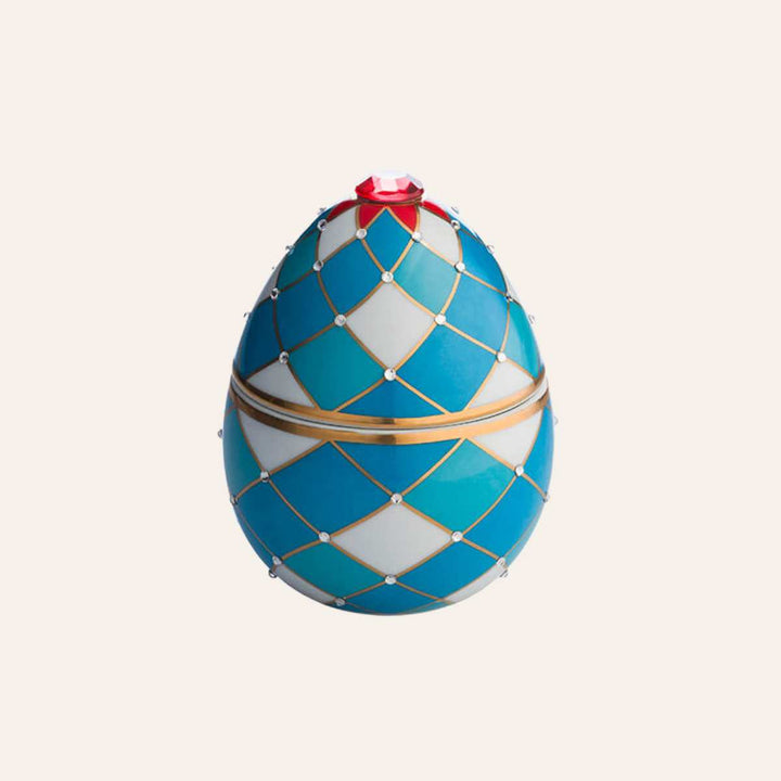Ladenac Egg Candle 220g Harlequin