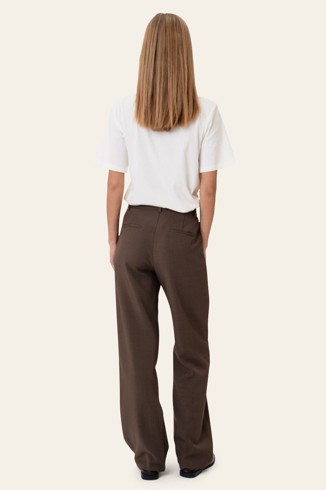 BYIC SignatureIC Wide Pants Dark Brown