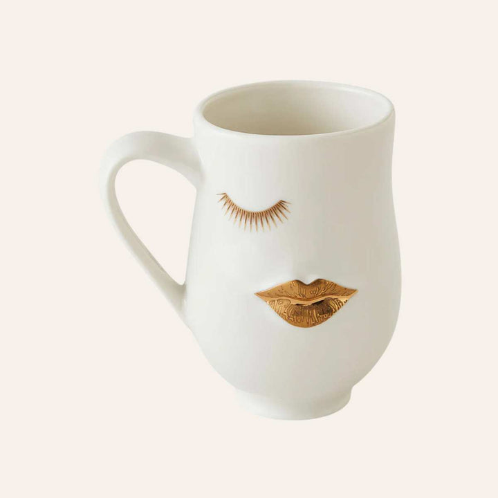 Jonathan Adler Gilded Mr. and Mrs. Muse Mug