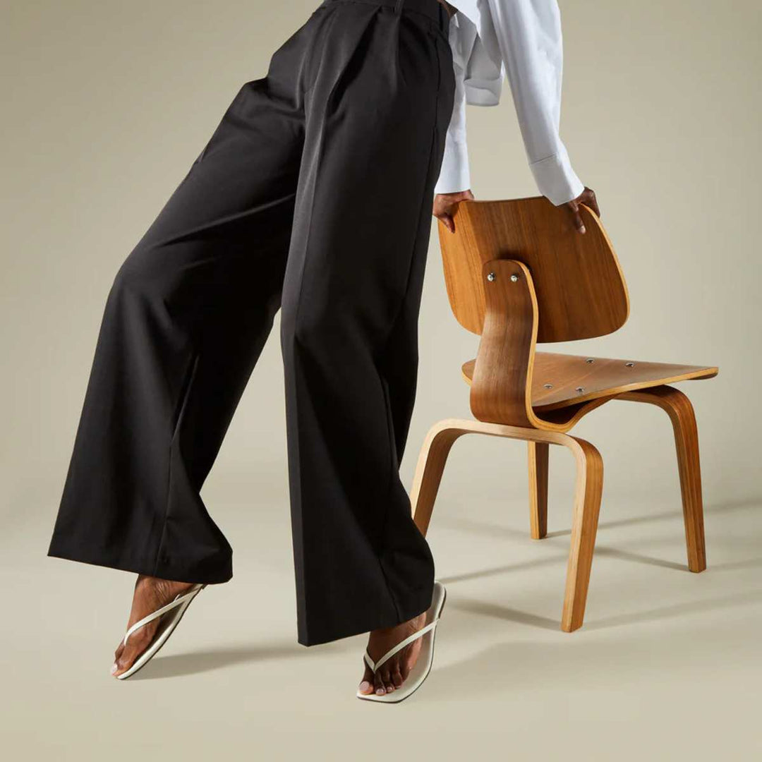 TKEES Square Toe Lily Cream