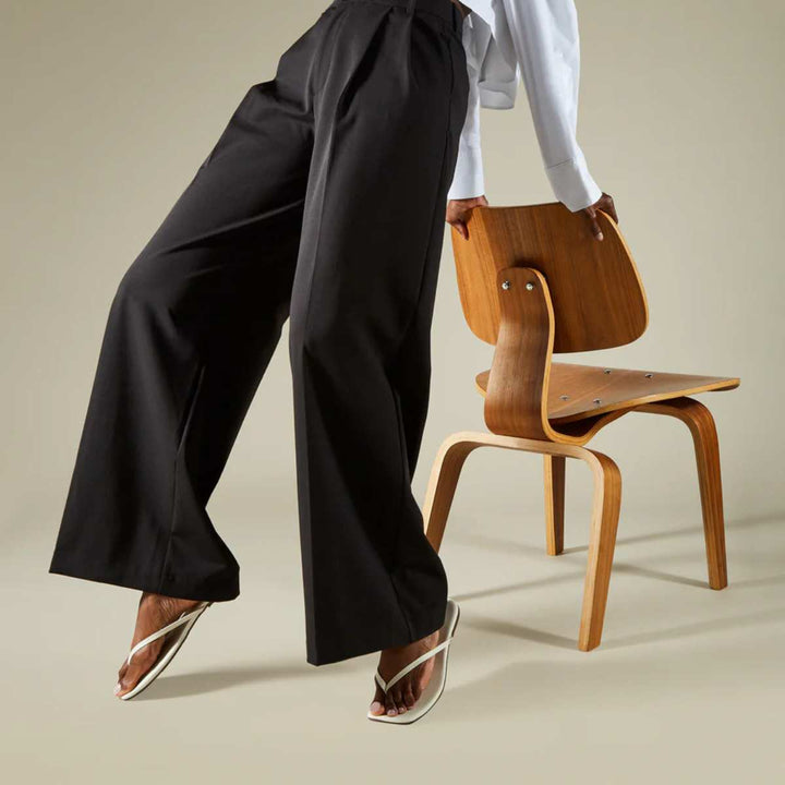 TKEES Square Toe Lily Cream