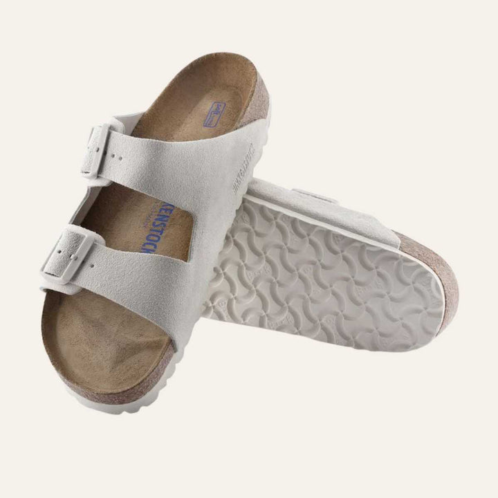 Birkenstock Arizona Modern Suede Antique White M
