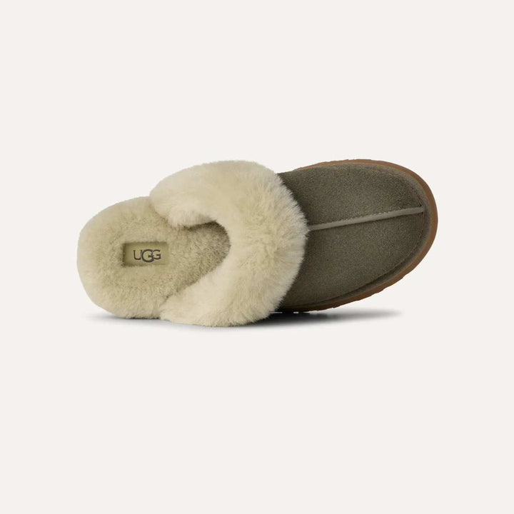 UGG Tøffel Disquette Mossgreen/Mutedbrass W