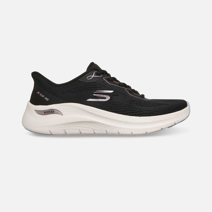Skechers Go Slip-Ins: Arch Fit 2.0 Bold Motion Black/Rose Gold W