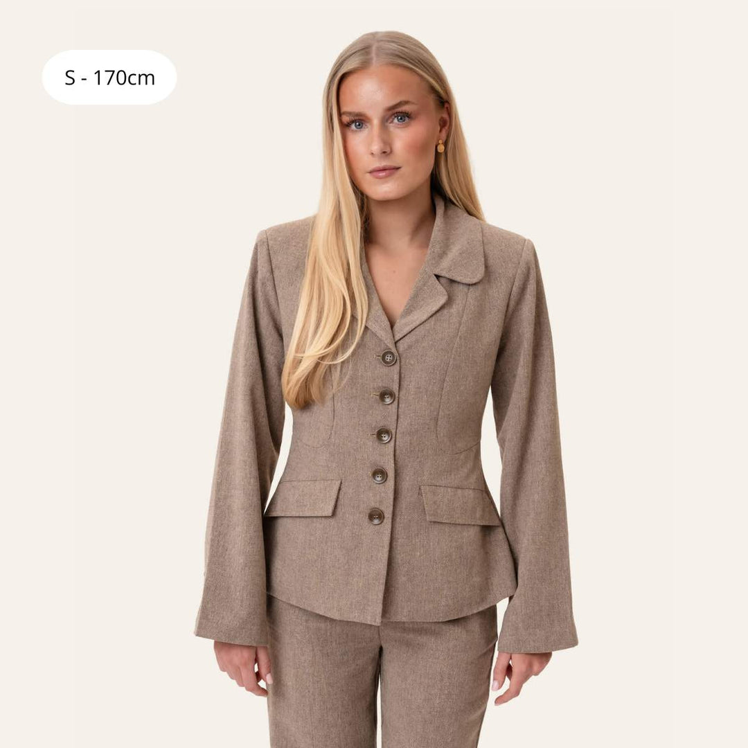 BYIC StineIC Blazer Brown Melange